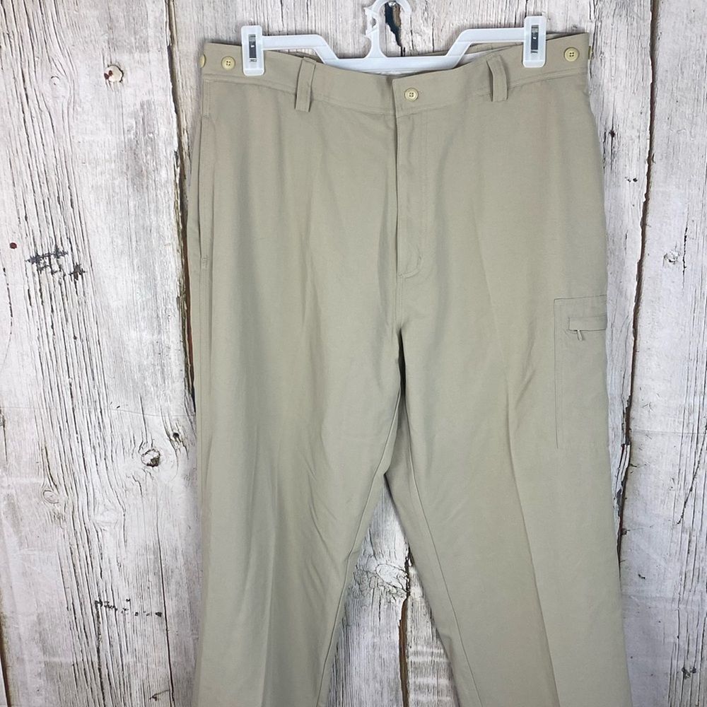 SIMMS Khaki Lightweight Nylon 5 Pocket Fishing Pants Men's Size XL NWOT  205